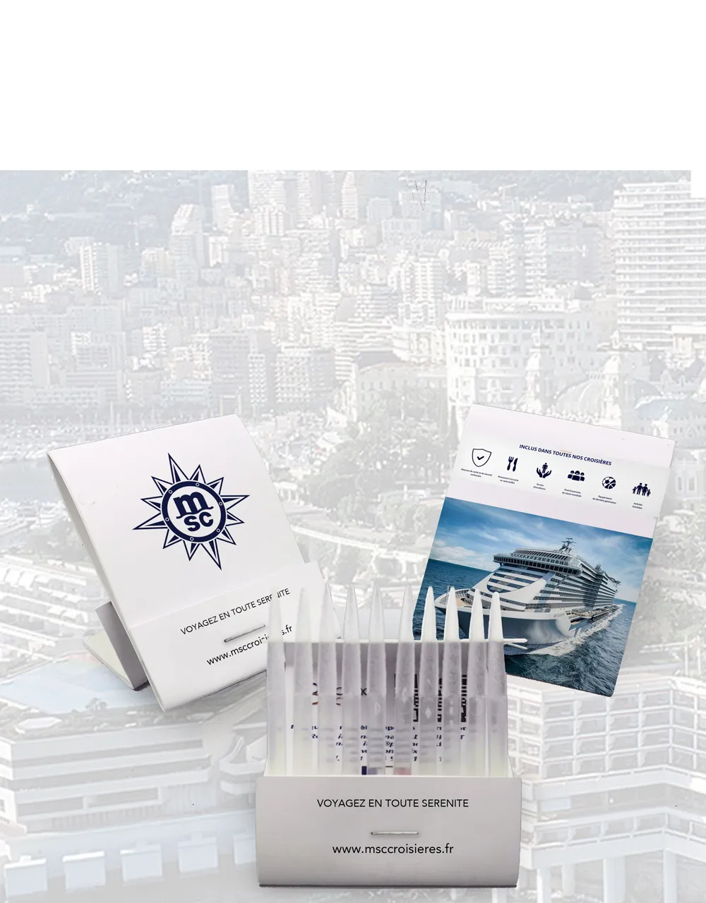MSC Croisières — objet publicitaire Promopix pour croisières